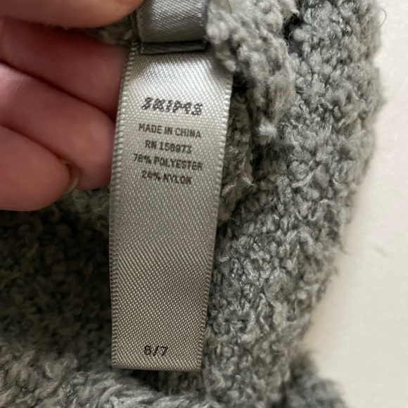 NWT Skims Toddler Cozy Knit Tank Top Smoke Color Size 6/7 Girls - Picture 7 of 7